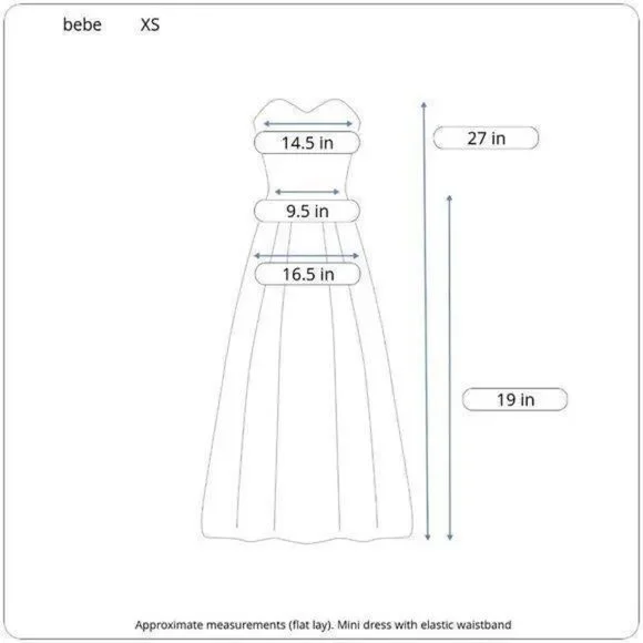 bebe Sheer Ruffle Strapless Dress - Picture 10 of 10